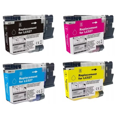 Tusze Zamienniki LC-527 CMYK do Brother (LC527VAL) (komplet)