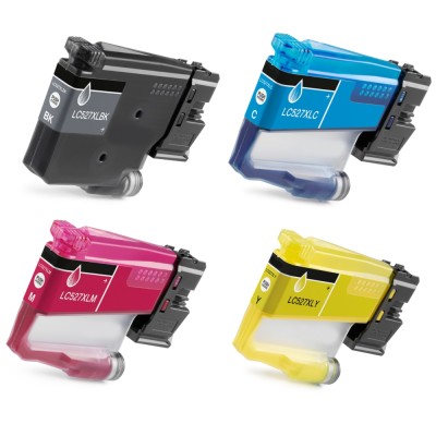 Tusze Zamienniki LC-527 XL CMYK do Brother (LC527XLVAL) (komplet)