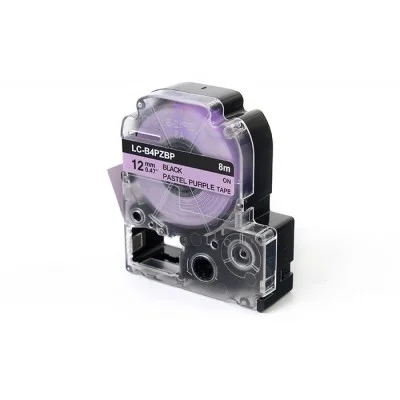 Taśma Barwiąca Zamiennik LC-B4PZBP do Epson (LC-B4PZBP) (Purpurowy) (12 mm)