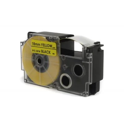 Taśma Barwiąca Zamiennik XR-18YW1 do Casio (XR-18YW1) (Żółty) (18 mm, 8 m)