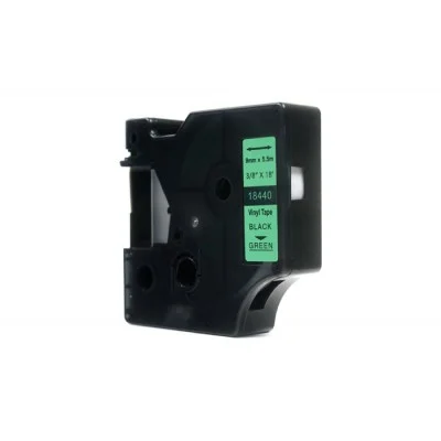 Taśma Zamiennik 18440 do DYMO (18440) (Zielony) (9 mm, 5,5 m, Zielona)