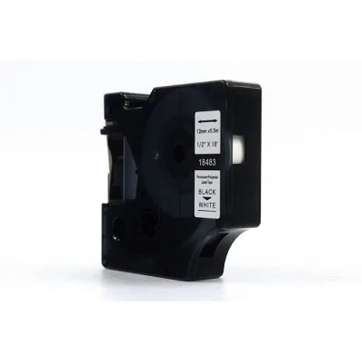 Taśma Zamiennik 18483 do DYMO (18483) (Biały) (12 mm, 5,5 m, Biała)