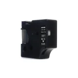 Taśma Zamiennik D1-45811 do DYMO (D1-45811) (Czarny) (19 mm, 7 m, Czarna, Biały)
