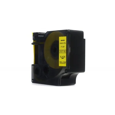 Taśma Zamiennik D1-53718 do DYMO (D1-53718) (Żółty) (24 mm, 7 m, Żółta)