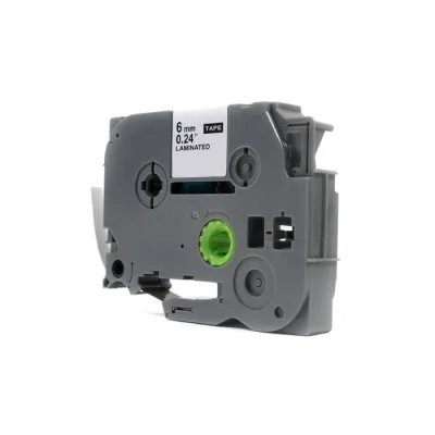 Taśma Zamiennik TZe-213 do Brother (TZe-213) (Biały) (6 mm, 8 m, Biała, Niebieski)