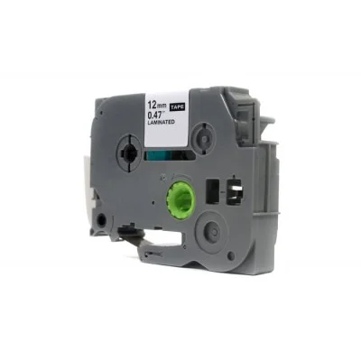 Taśma Zamiennik TZe-231 do Brother (TZe-231) (Biały) (12 mm, 8 m, Biała)