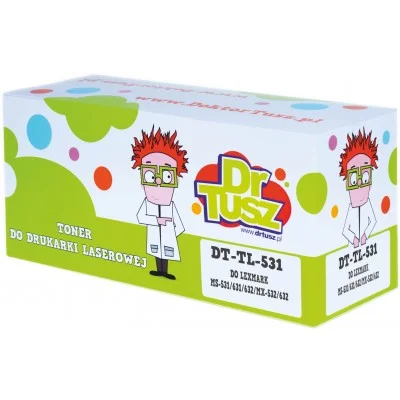 Toner Zamiennik 66S2000 do Lexmark (DT-TL-531) (Czarny)