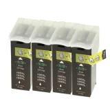 Tusze Zamienniki 100XL BK (DT-LA100XLBK/F) (Czarne) (czteropak) do Lexmark Impact S500