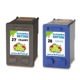 Tusze Zamienniki 27 + 28 (CC628A) (komplet) do HP DeskJet 3420v