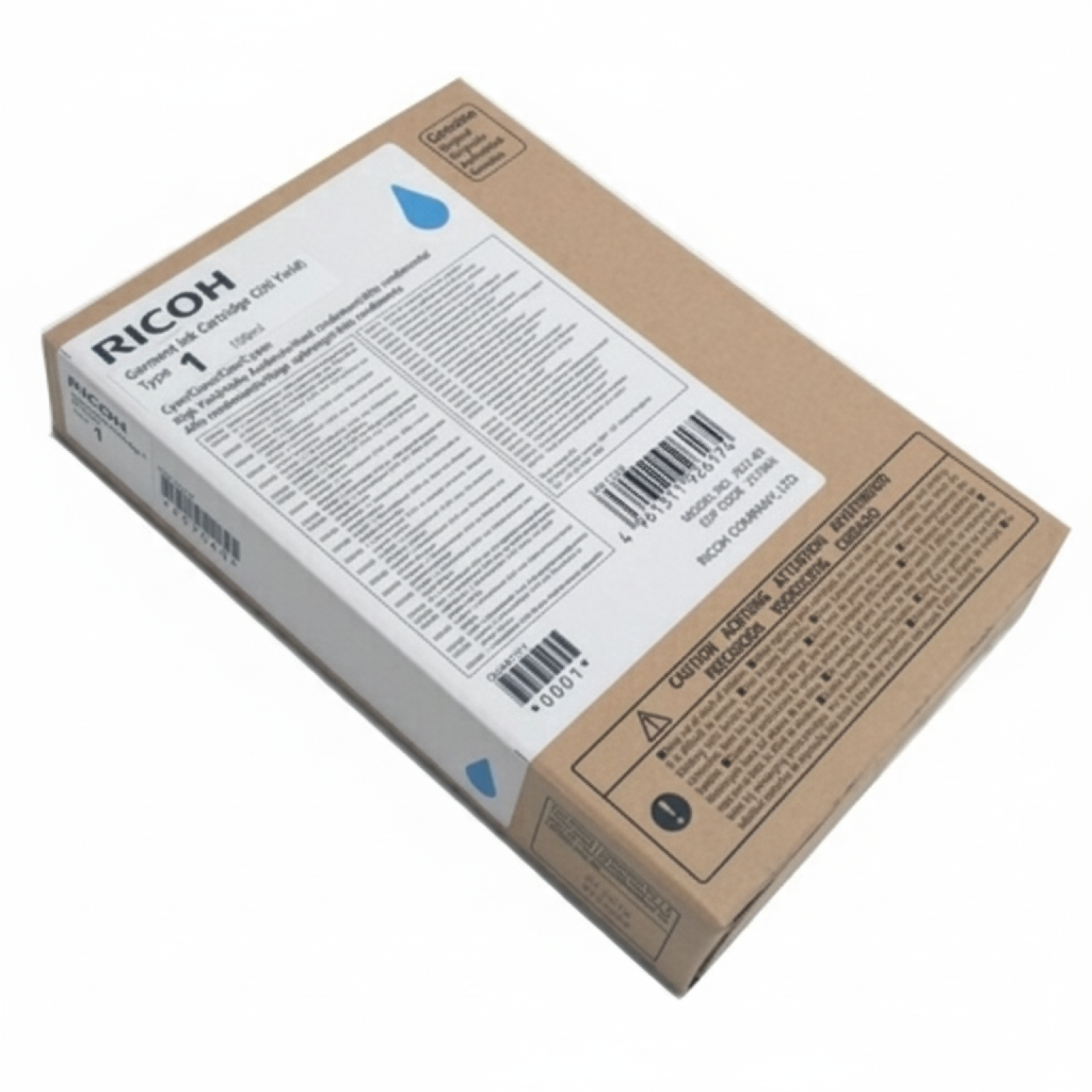 Tusz Oryginalny Ricoh Garment Type 1 (35ml) (257064) (Błękitny)