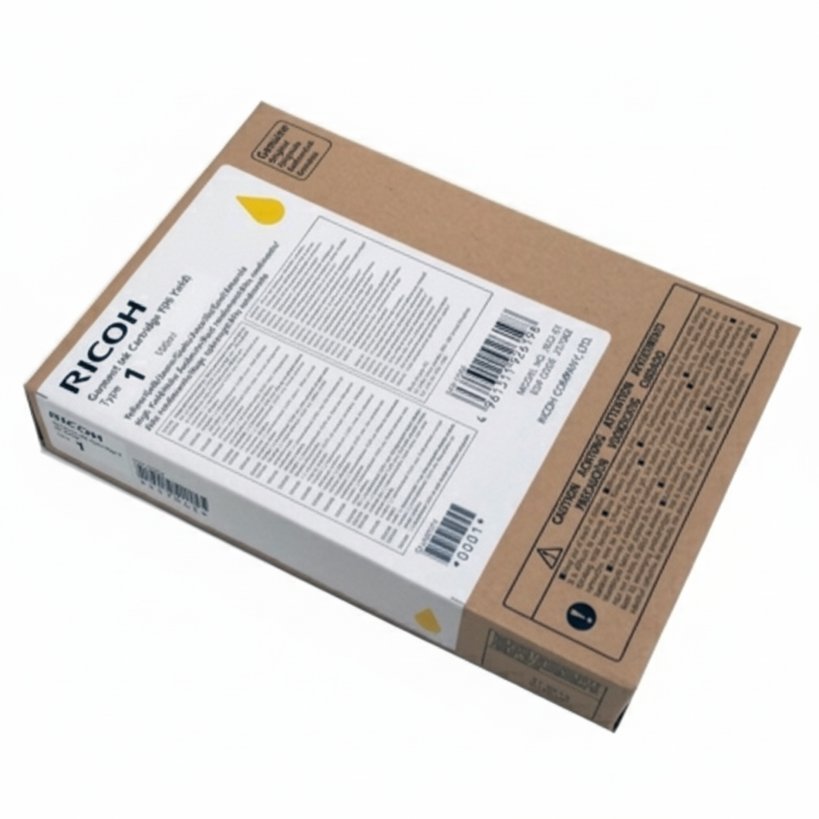 Tusz Oryginalny Ricoh Garment Type 1 (35ml) (257078) (Żółty)