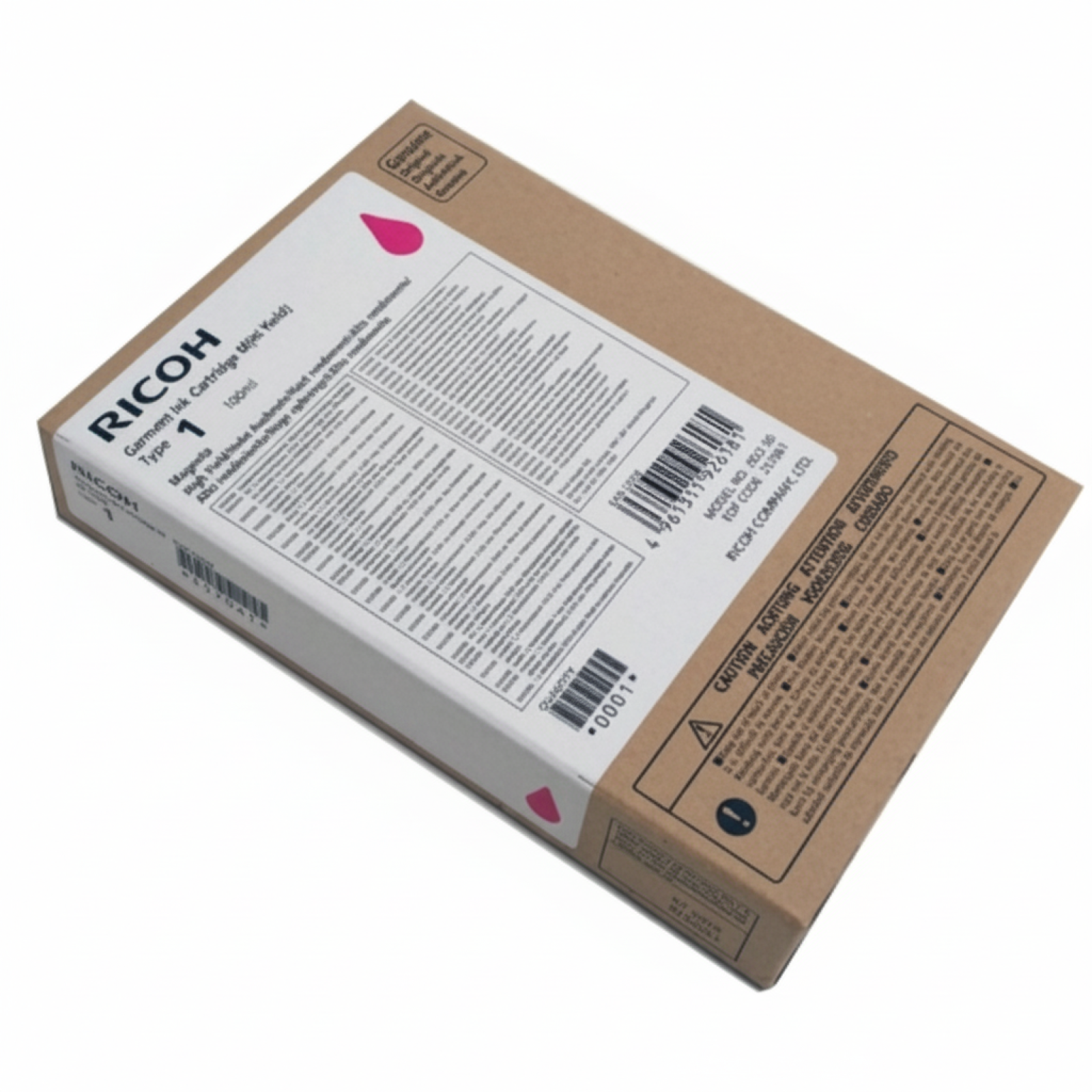 Tusz Oryginalny Ricoh Garment Type 1 (35ml) (257065) (Purpurowy)