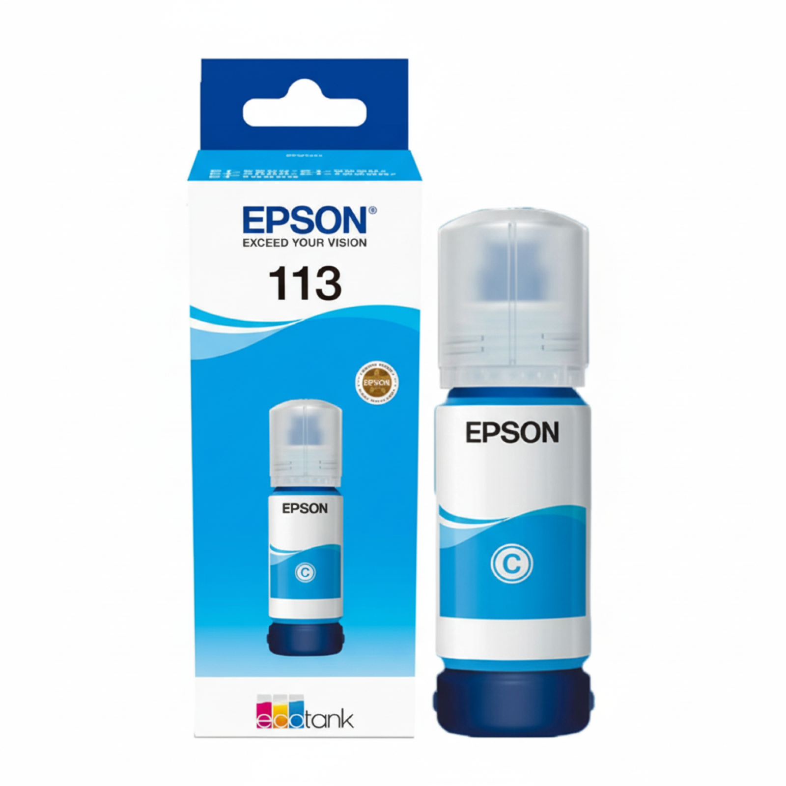 Tusz Oryginalny Epson 113 (C13T06B240) (Błękitny)