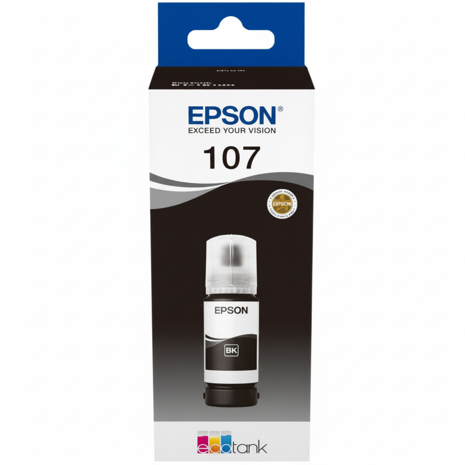 Tusz Oryginalny Epson 107 (C13T09B140) (Czarny)