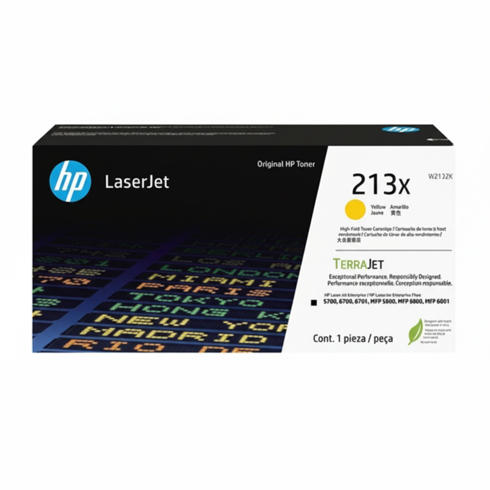 Toner Oryginalny HP 213X (W2132X) (Żółty)