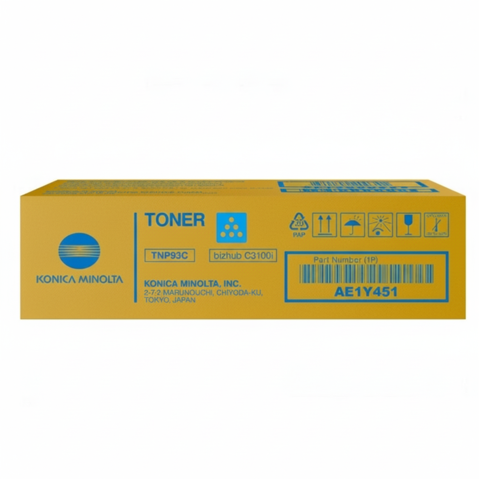 Toner Oryginalny KM TNP-93C (AE1Y451) (Błękitny)