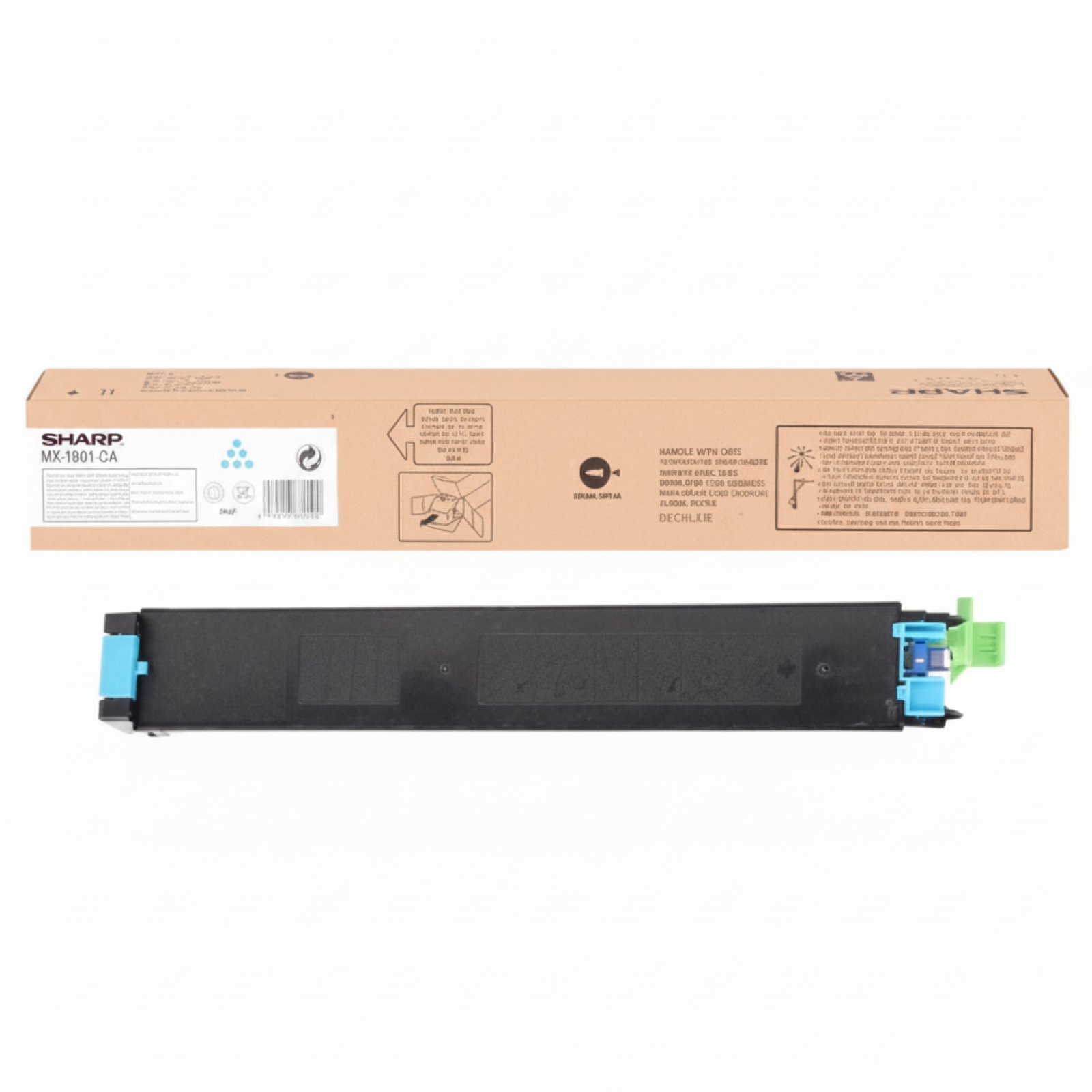 Toner Oryginalny Sharp MX-18GTCA (MX18GTCA) (Błękitny)