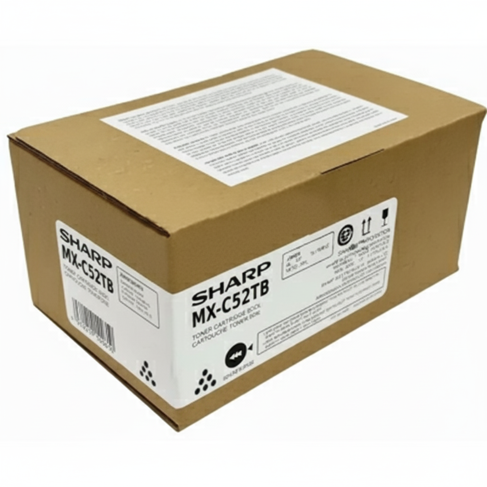 Toner Oryginalny Sharp MX-C52TB (MXC52TB) (Czarny)