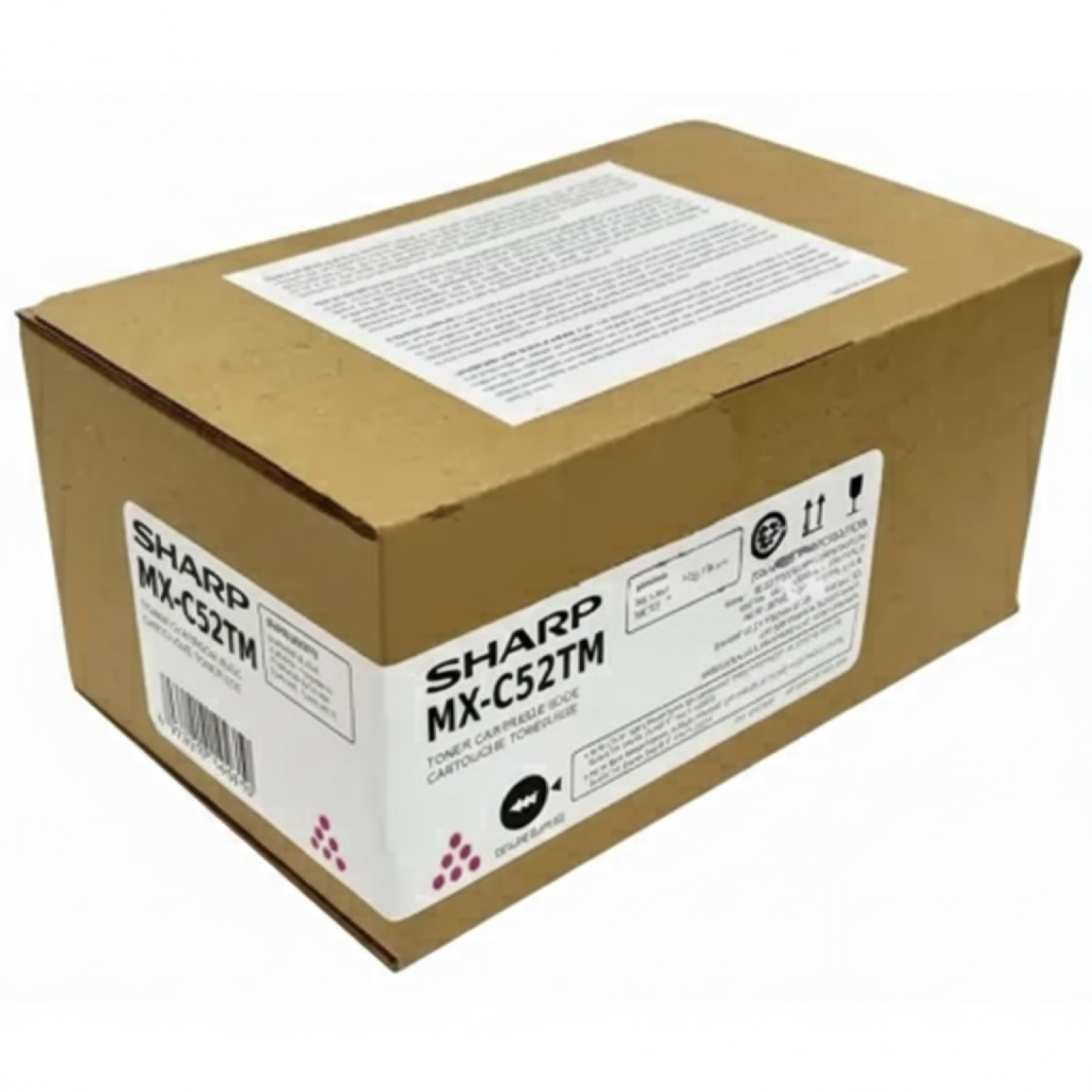 Toner Oryginalny Sharp MX-C52TM (MXC52TM) (Purpurowy)