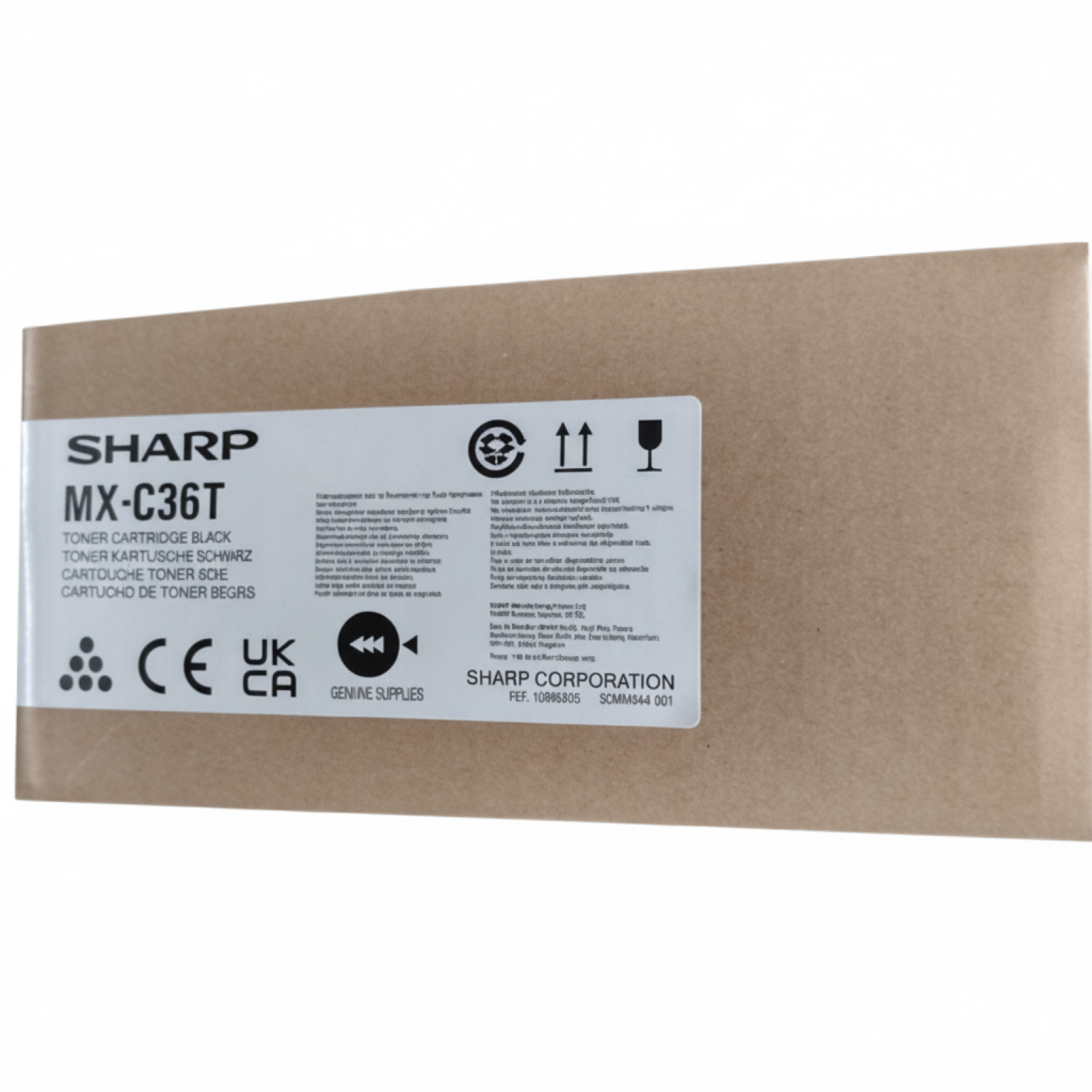 Toner Oryginalny Sharp MX-C36TM (MXC36TM) (Purpurowy)