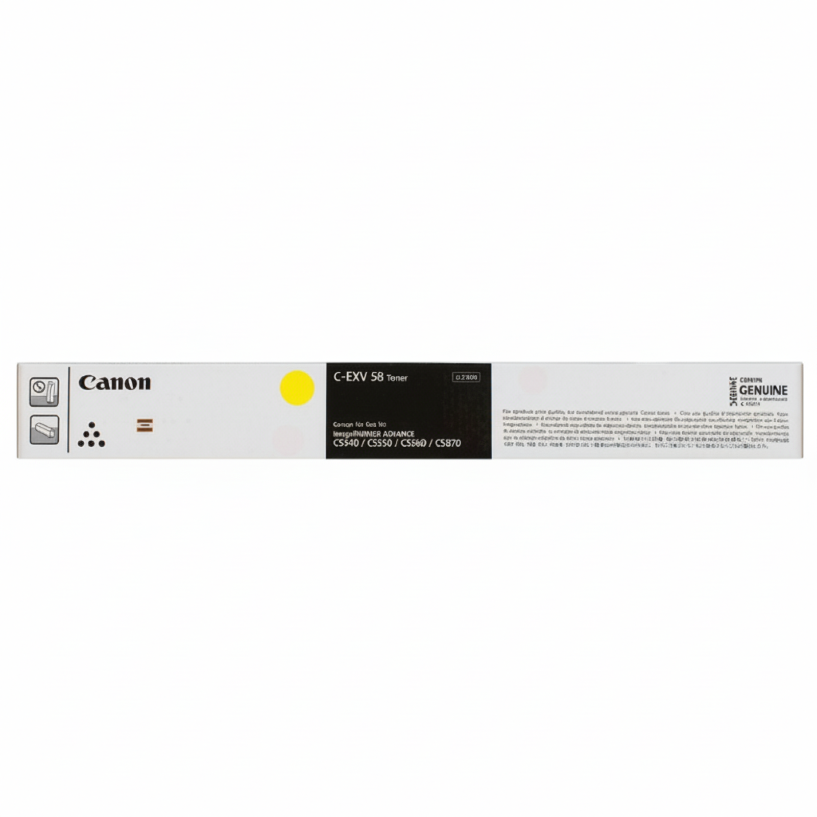 Toner Oryginalny Canon C-EXV 58L Y (3769C002) (Żółty)