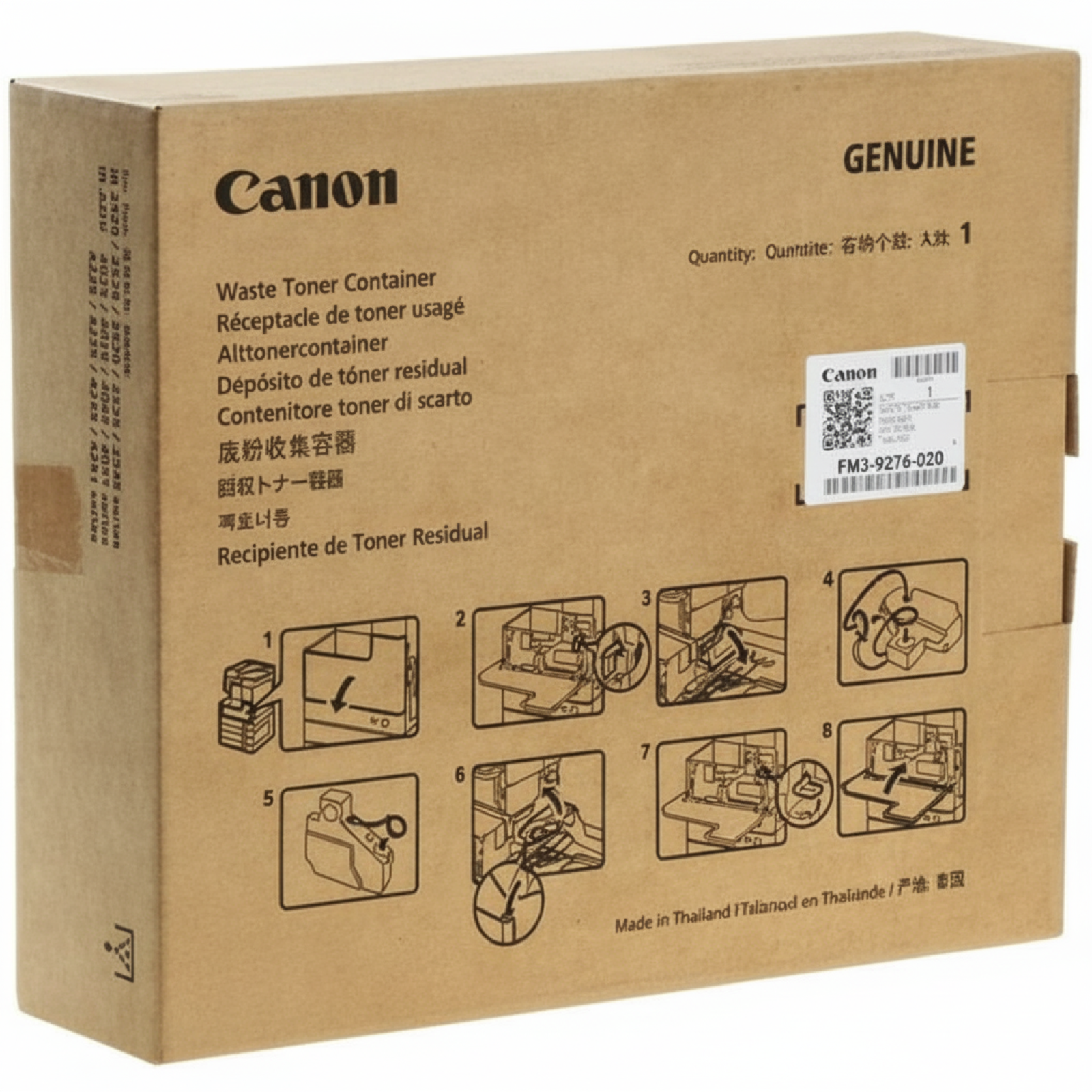 Pojemnik na Zużyty Toner Oryginalny Canon WT-101 (FM3-9276-000, FM3-9276-030)