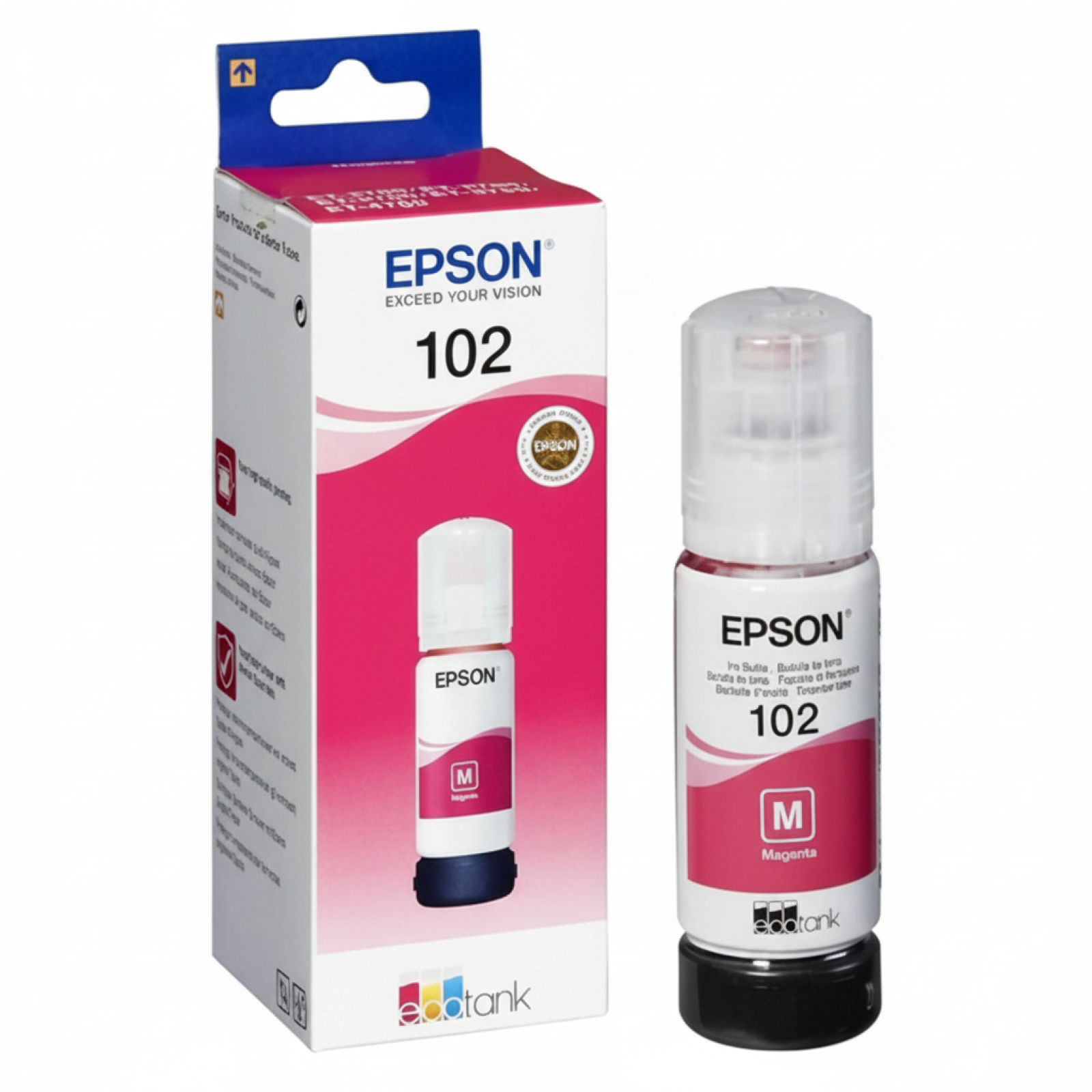 Tusz Oryginalny Epson 102 (C13T03R340) (Purpurowy)
