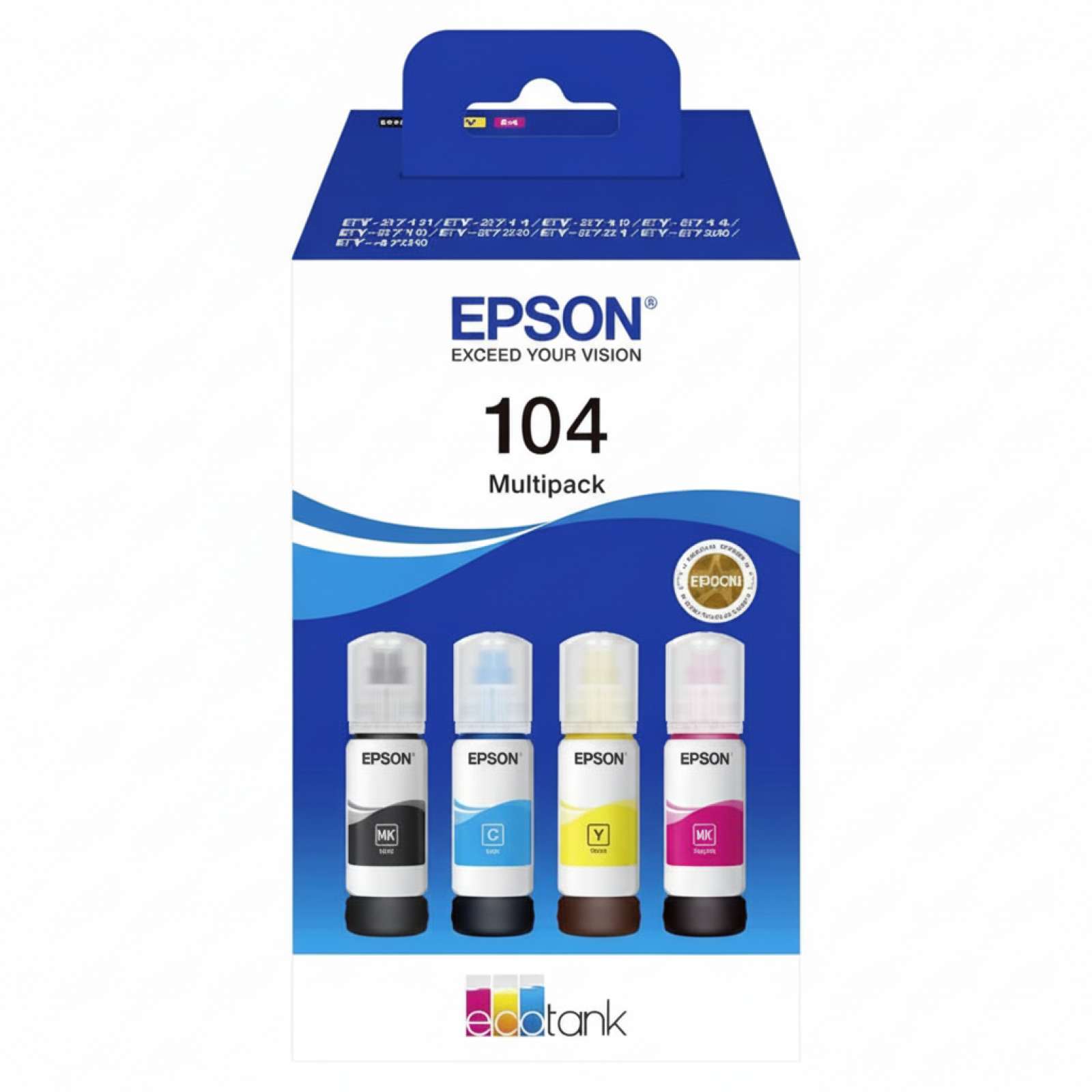 Tusze Oryginalne Epson 104 CMYK (C13T00P640) (komplet)