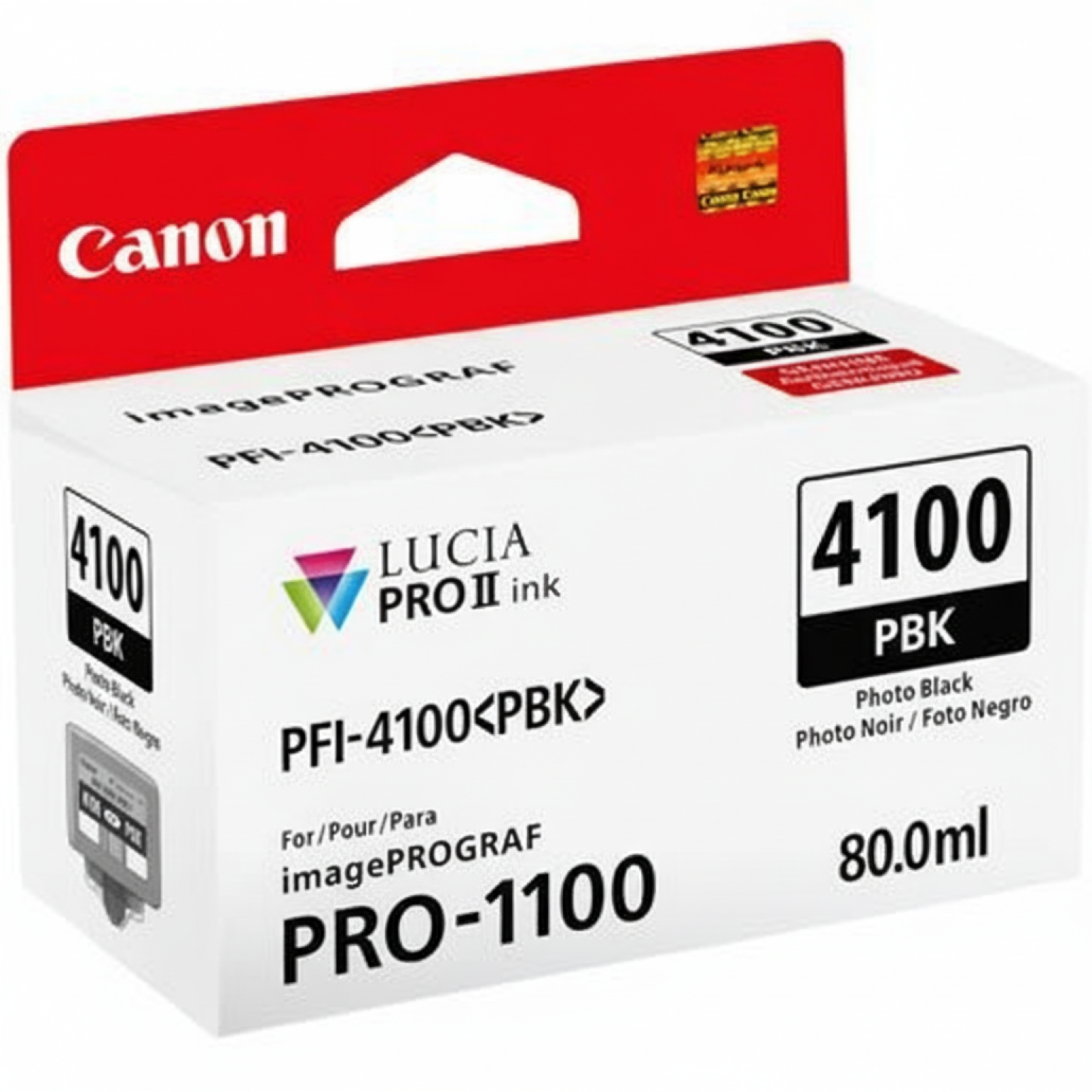 Tusz Oryginalny Canon PFI-4100 PBK (6777C001) (Czarny Foto)