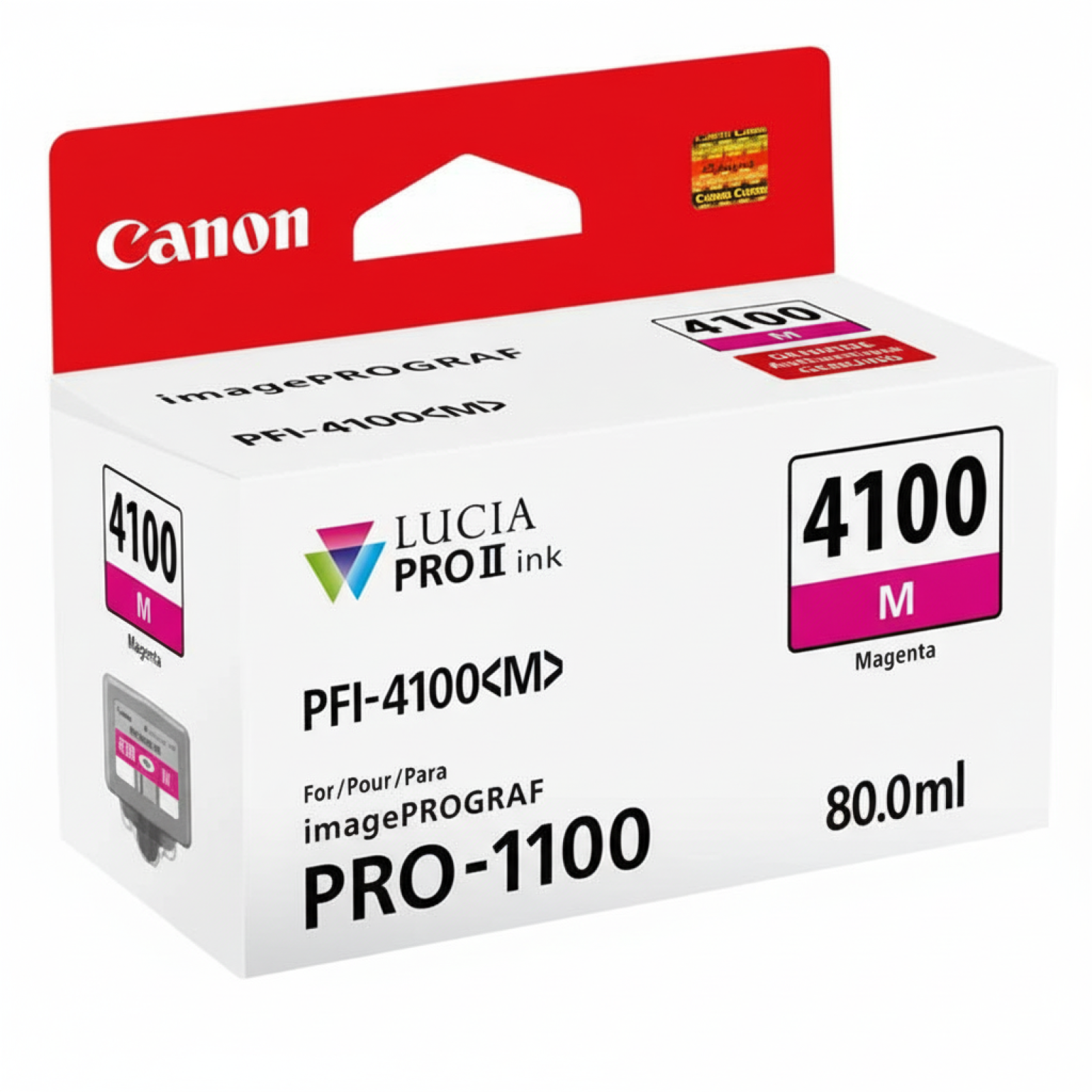 Tusz Oryginalny Canon PFI-4100 M (6779C001) (Purpurowy)