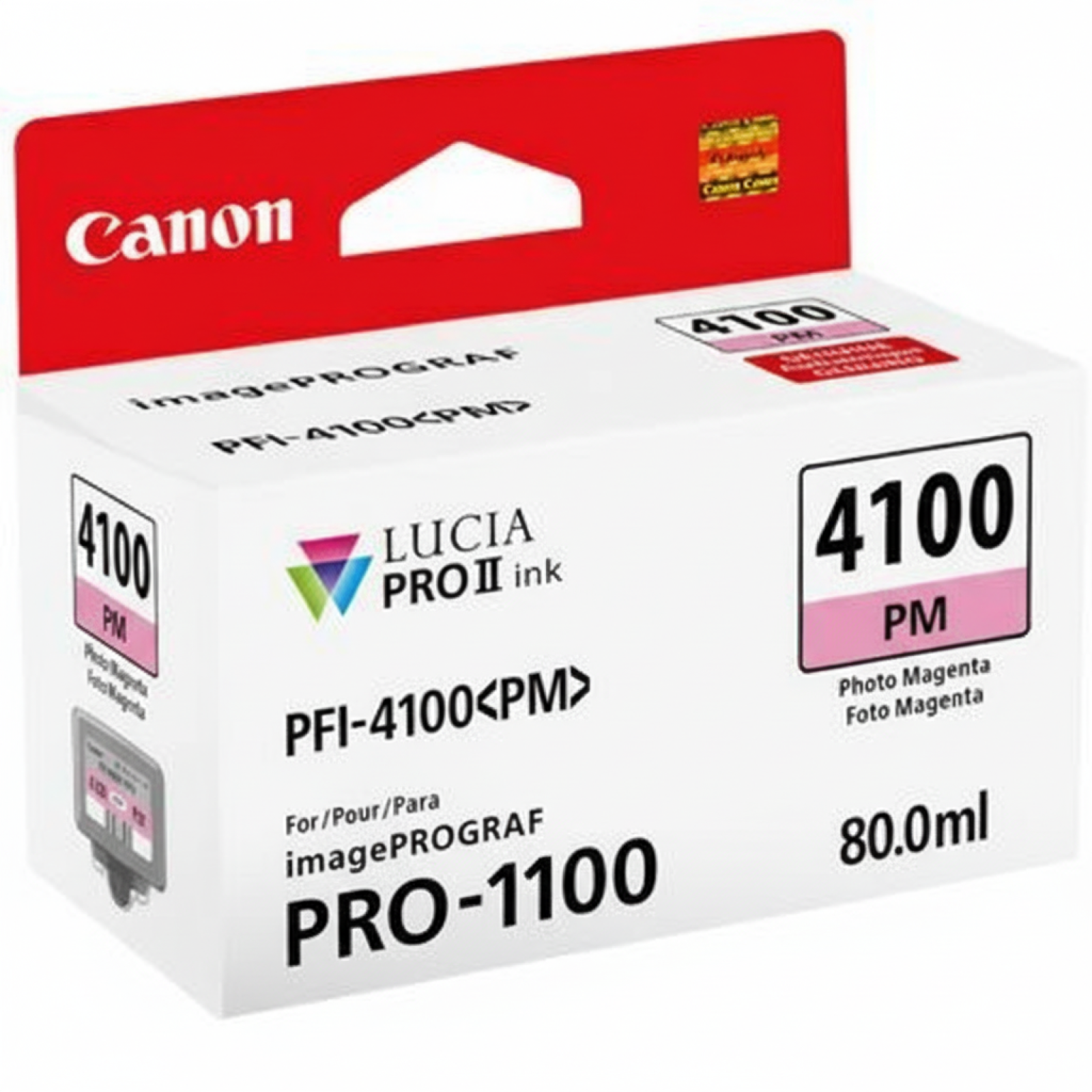 Tusz Oryginalny Canon PFI-4100 PM (6782C001) (Purpurowy Foto)