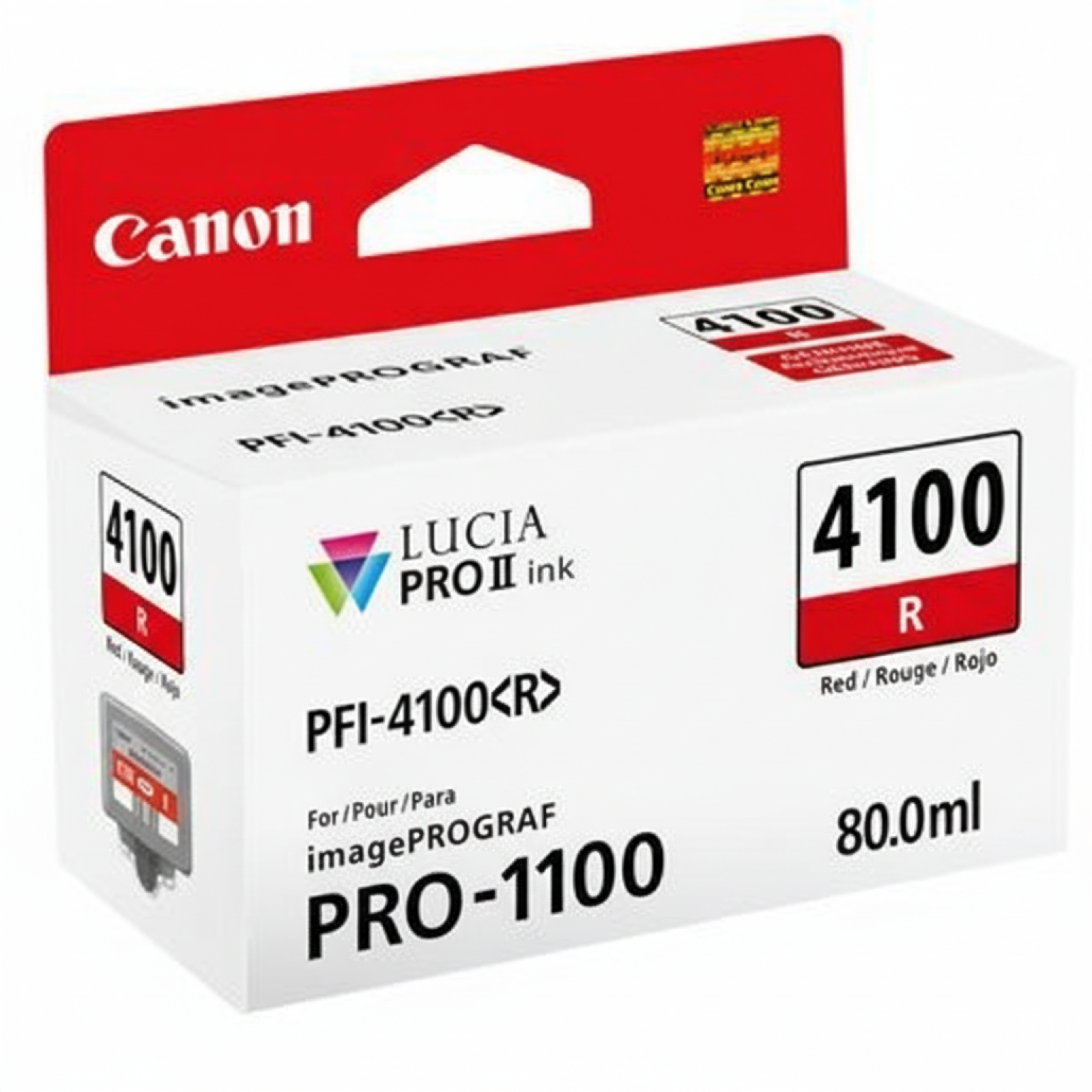 Tusz Oryginalny Canon PFI-4100 R (6785C001) (Czerwony)