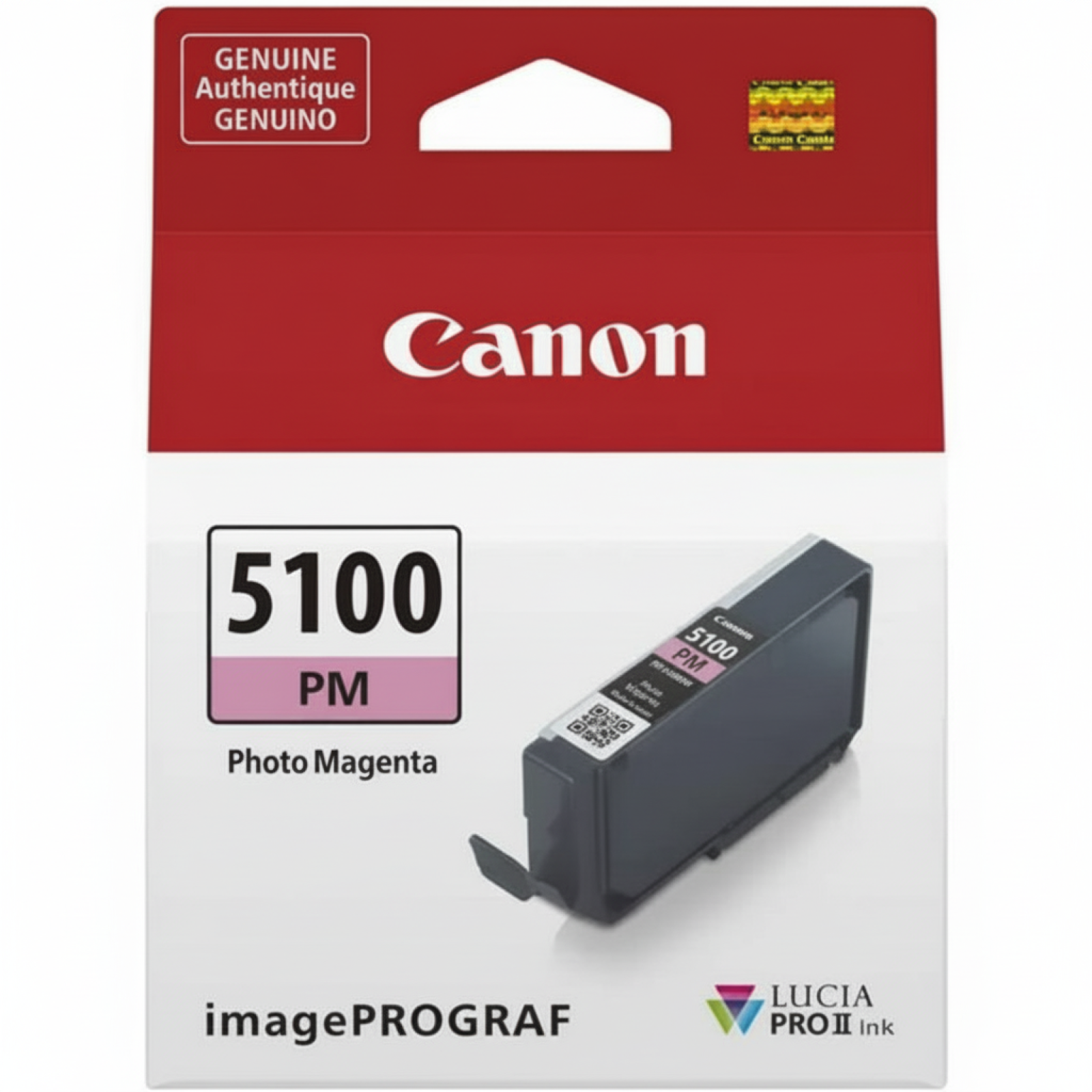 Tusz Oryginalny Canon PFI-5100 PM (6957C001) (Purpurowy Foto)