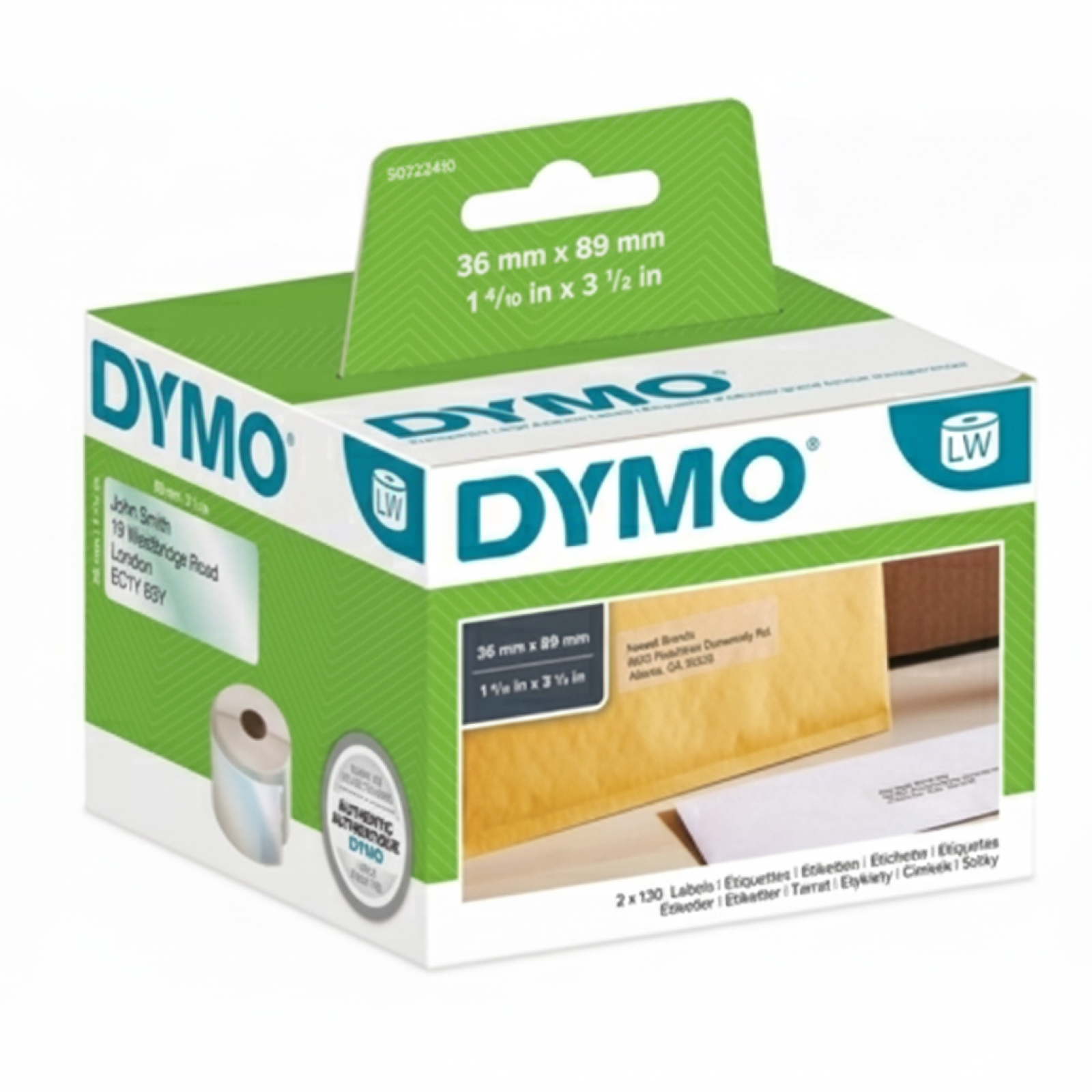 Etykiety Oryginalne DYMO LW-99013 (LW99013) (Przezroczysty)