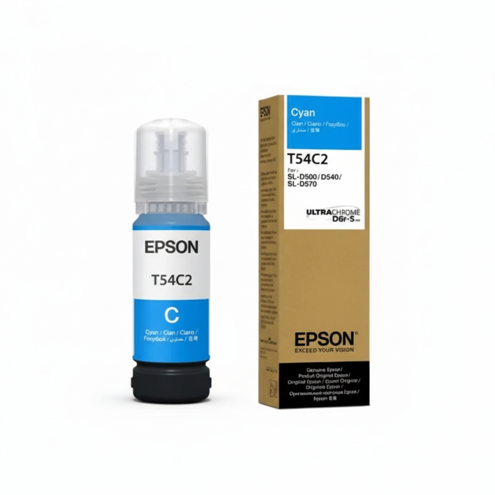 Tusz Oryginalny Epson T54C2 (C13T54C220) (Błękitny)