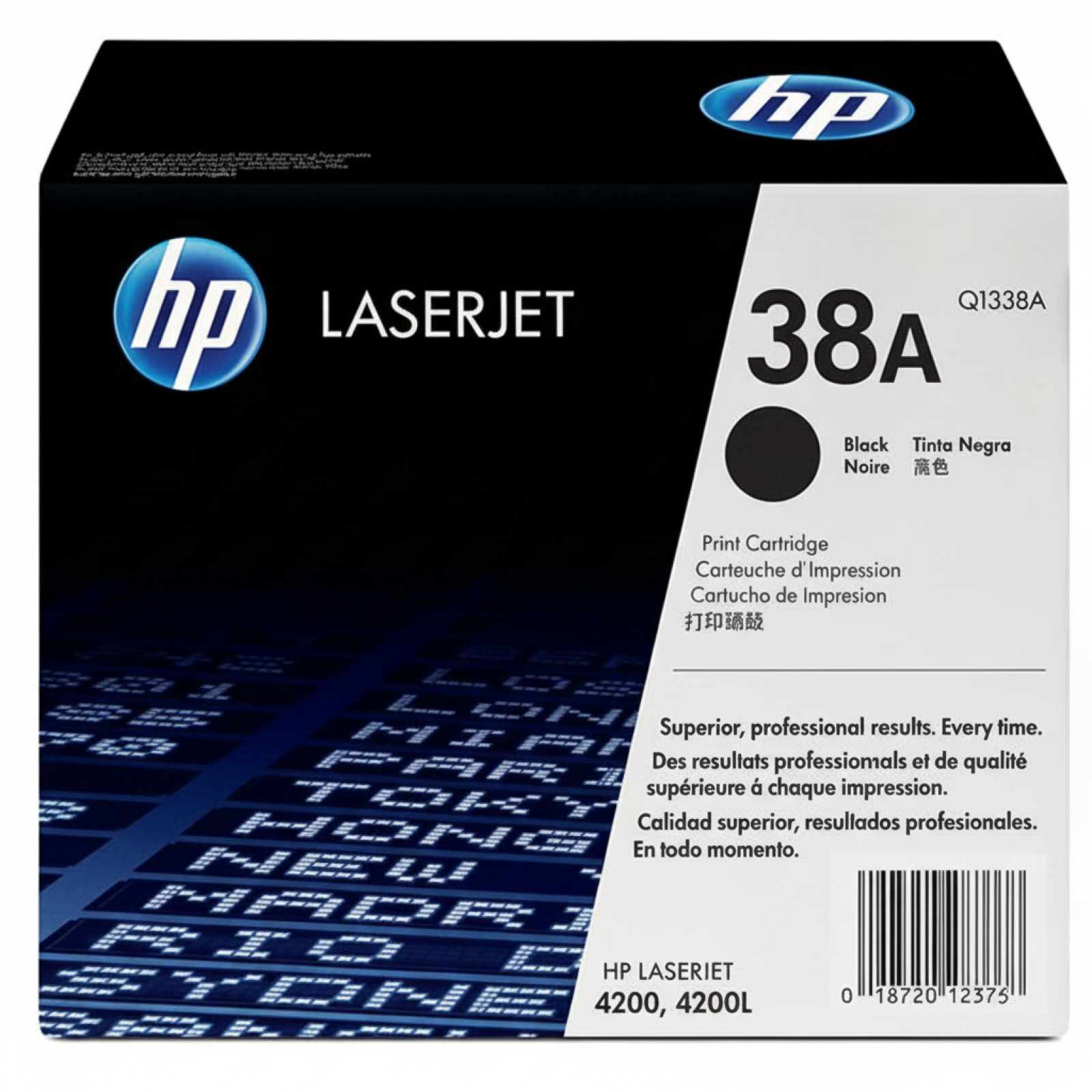 Toner Oryginalny HP 38A (Q1338A) (Czarny)