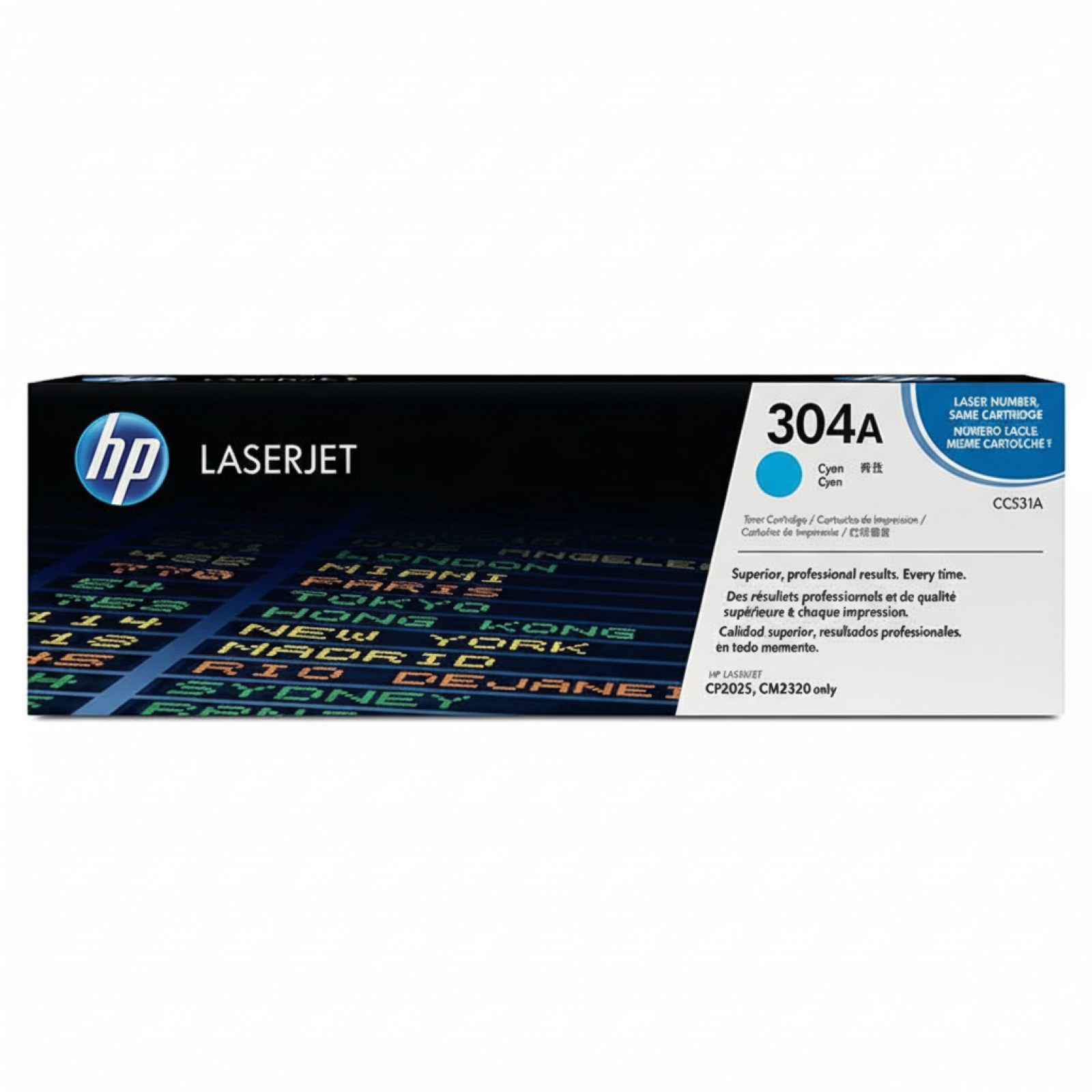 Toner Oryginalny HP 304A (CC531A) (Błękitny)