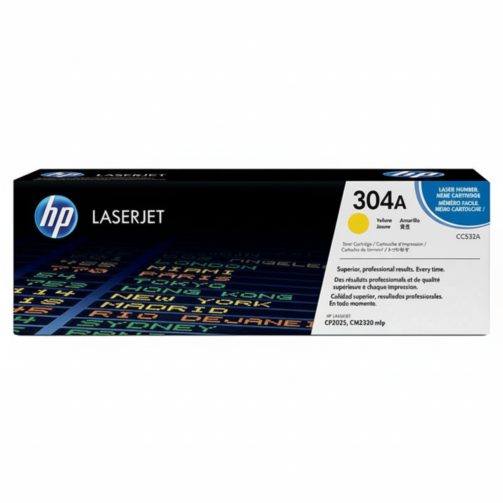 Toner Oryginalny HP 304A (CC532A) (Żółty)