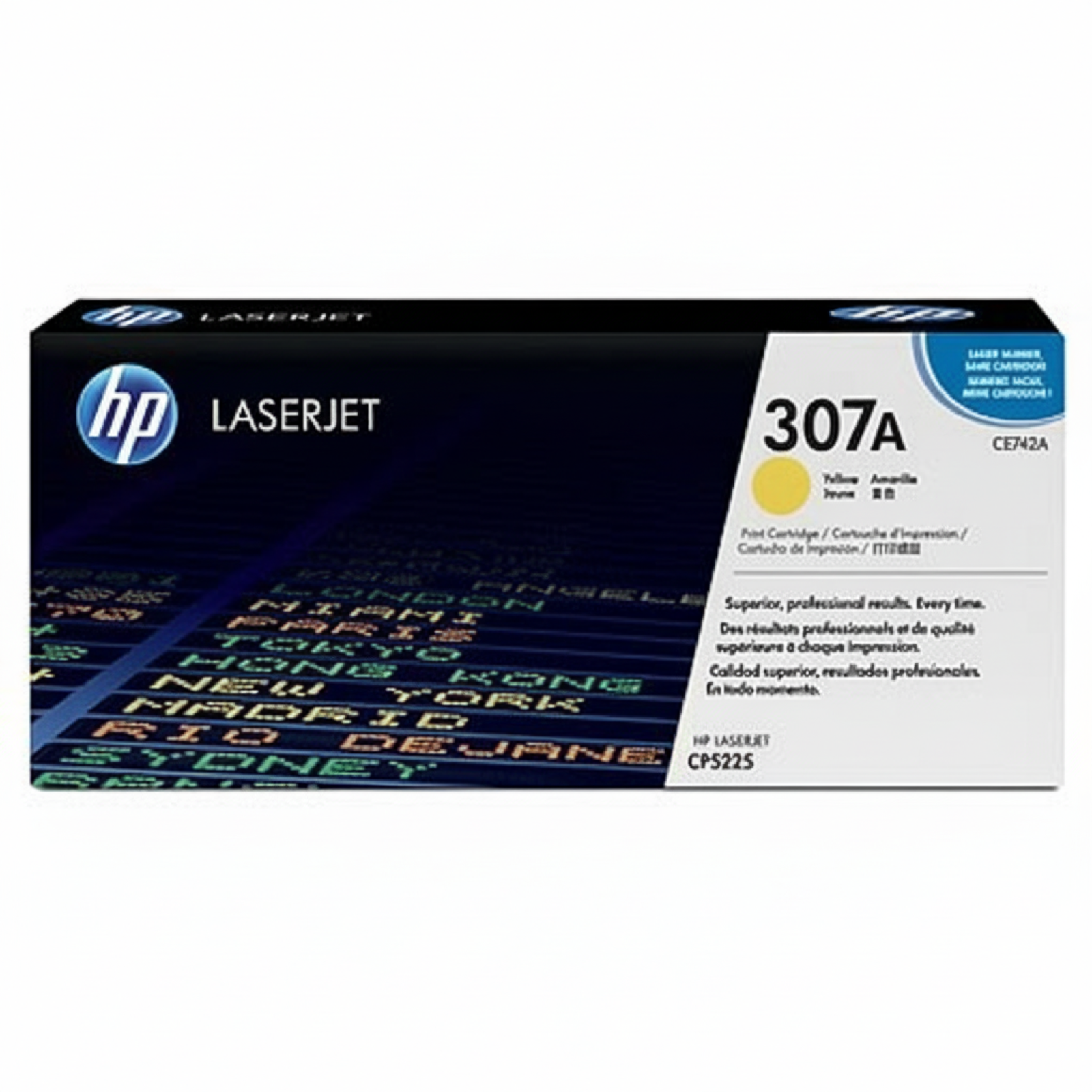 Toner Oryginalny HP 307A (CE742A) (Żółty)