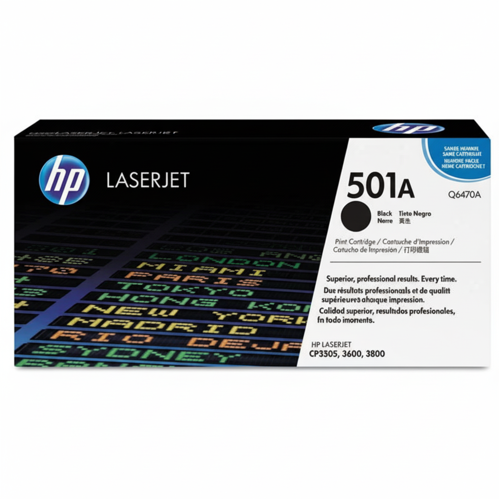 Toner Oryginalny HP 501A (Q6470A) (Czarny)