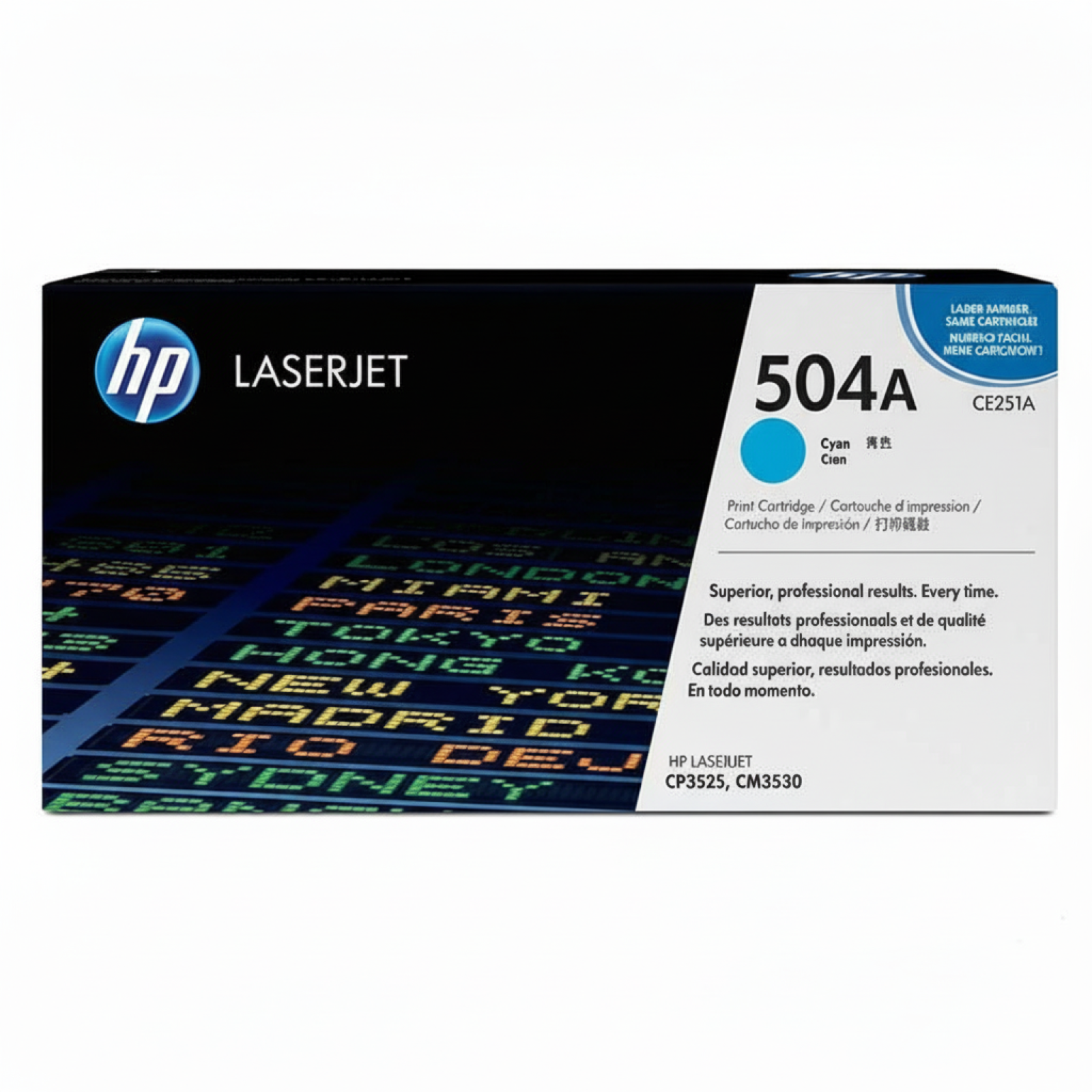 Toner Oryginalny HP 504A (CE251A) (Błękitny)