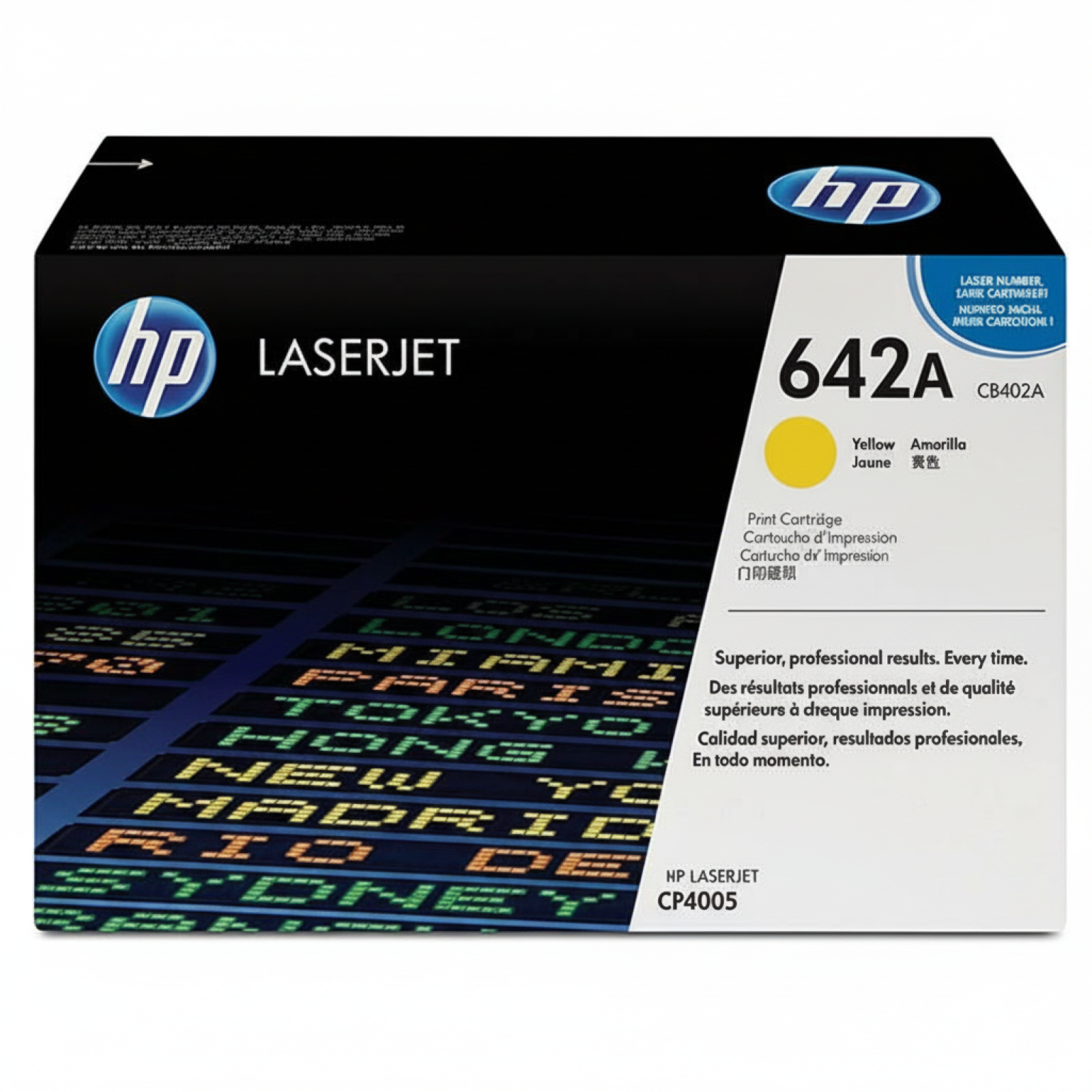 Toner Oryginalny HP 642A (CB402A) (Żółty)