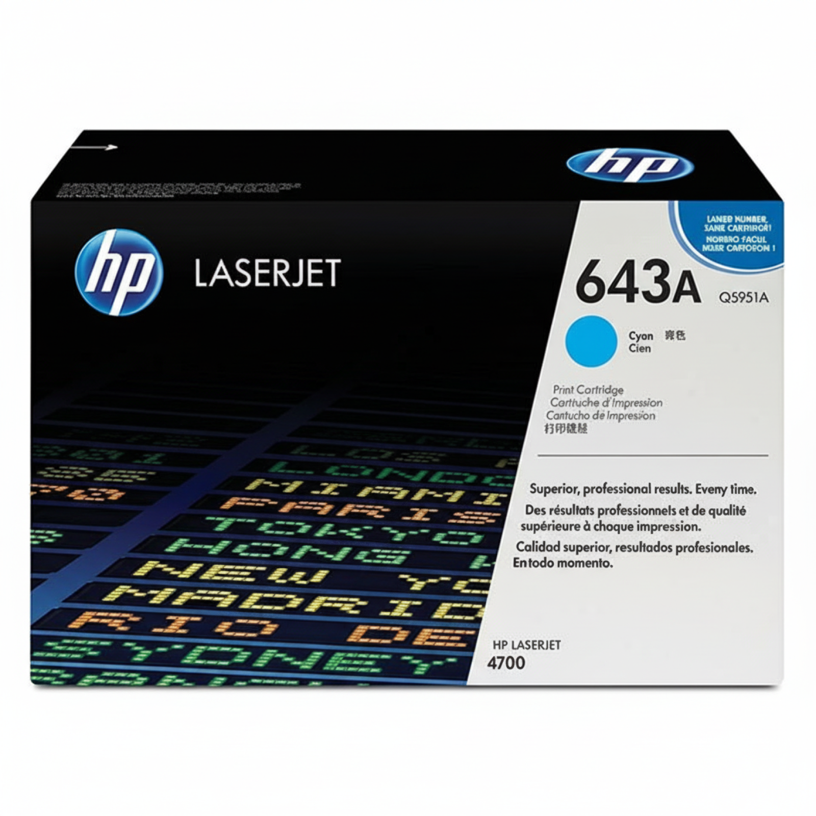 Toner Oryginalny HP 643A (Q5951A) (Błękitny)