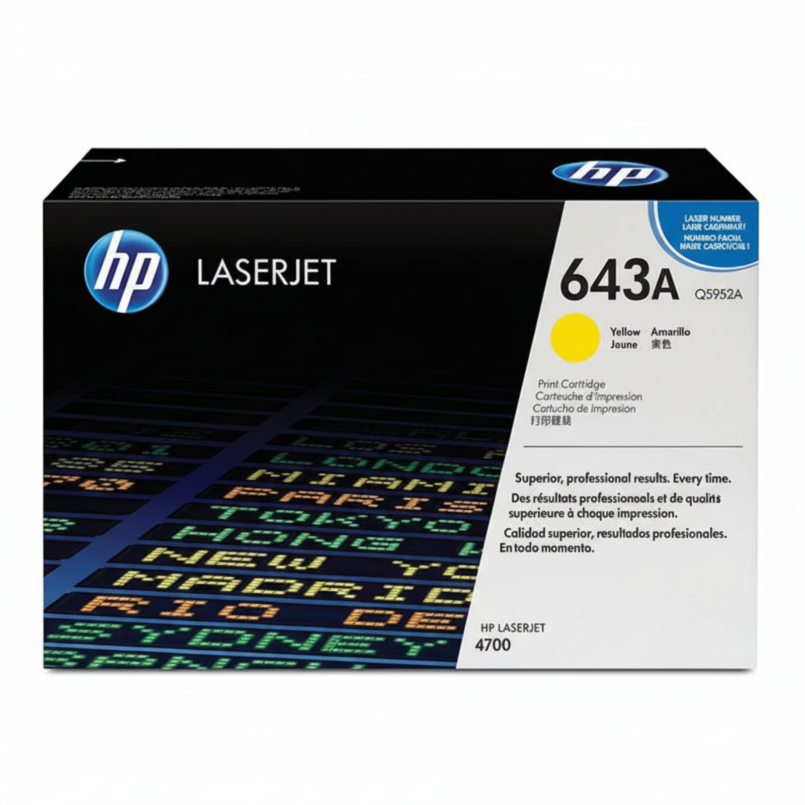 Toner Oryginalny HP 643A (Q5952A) (Żółty)