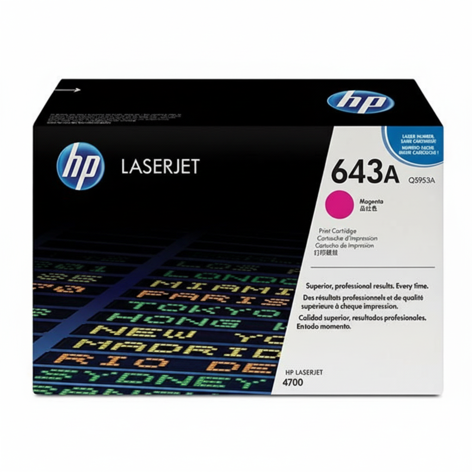 Toner Oryginalny HP 643A (Q5953A) (Purpurowy)