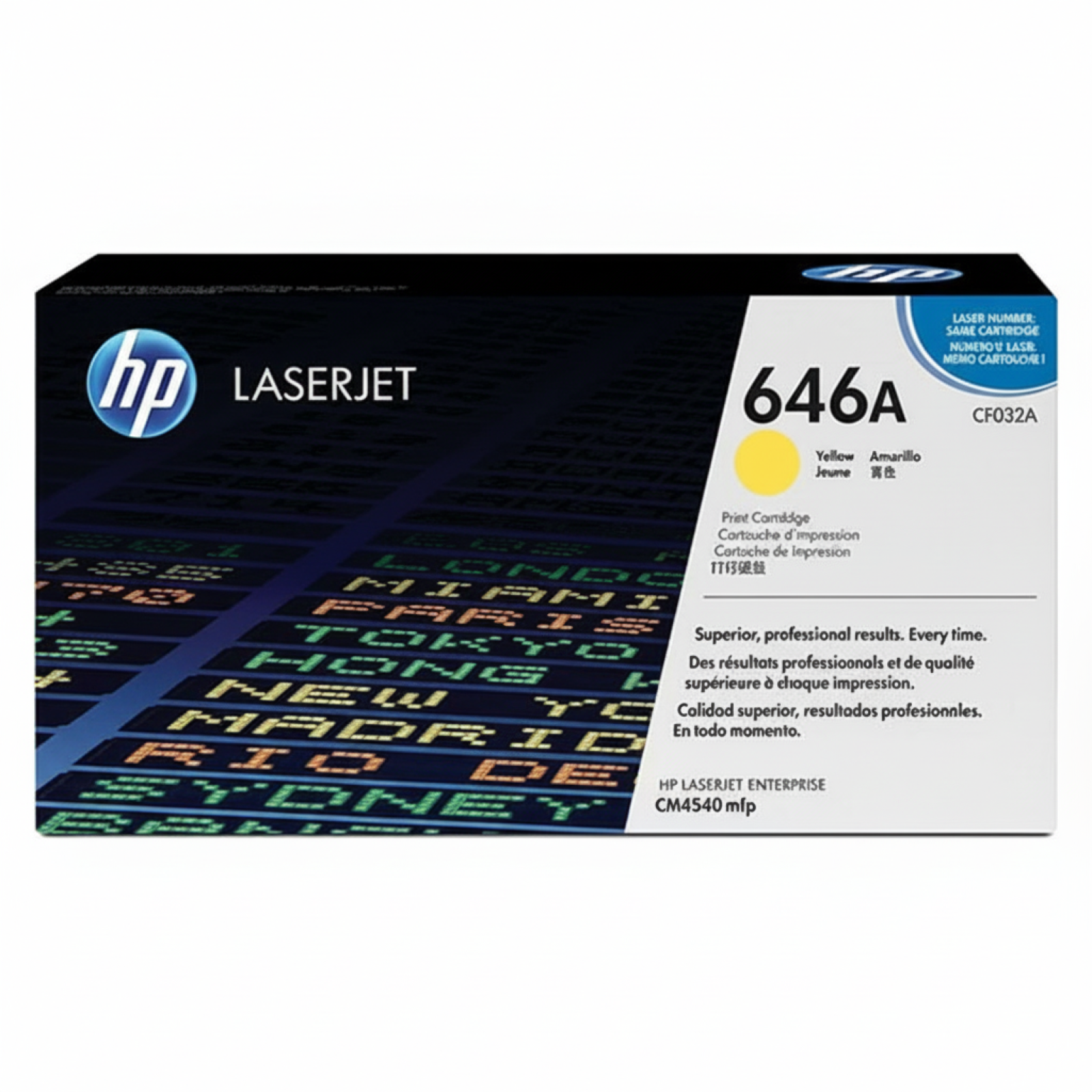Toner Oryginalny HP 646A (CF032A) (Żółty)