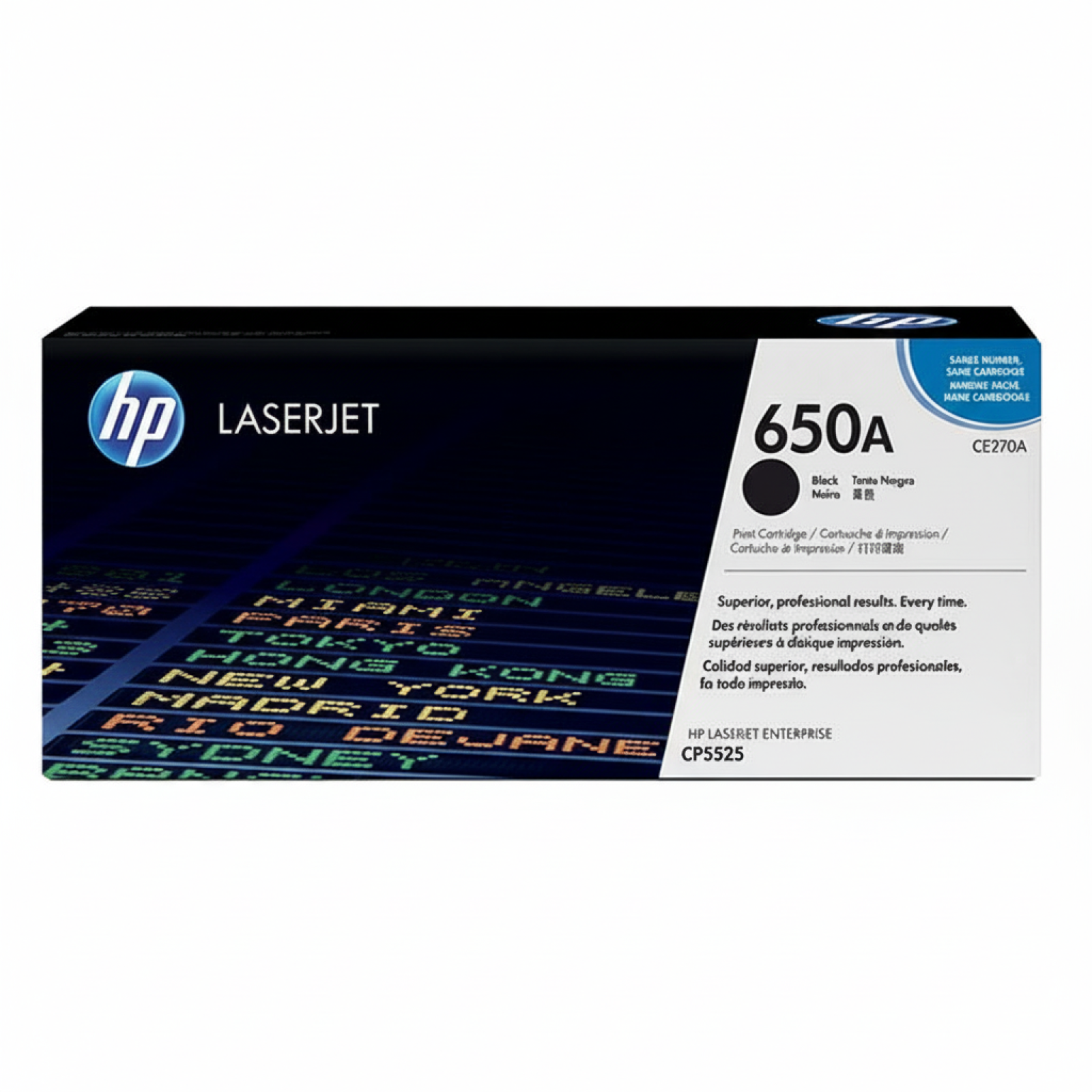 Toner Oryginalny HP 650A (CE270A) (Czarny)