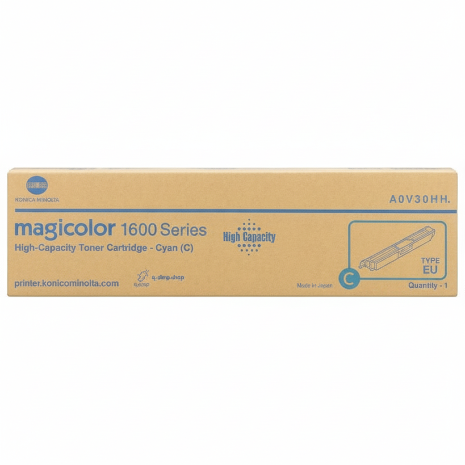 Toner Oryginalny KM MC 1600W 1690MF (A0V30HH) (Błękitny)
