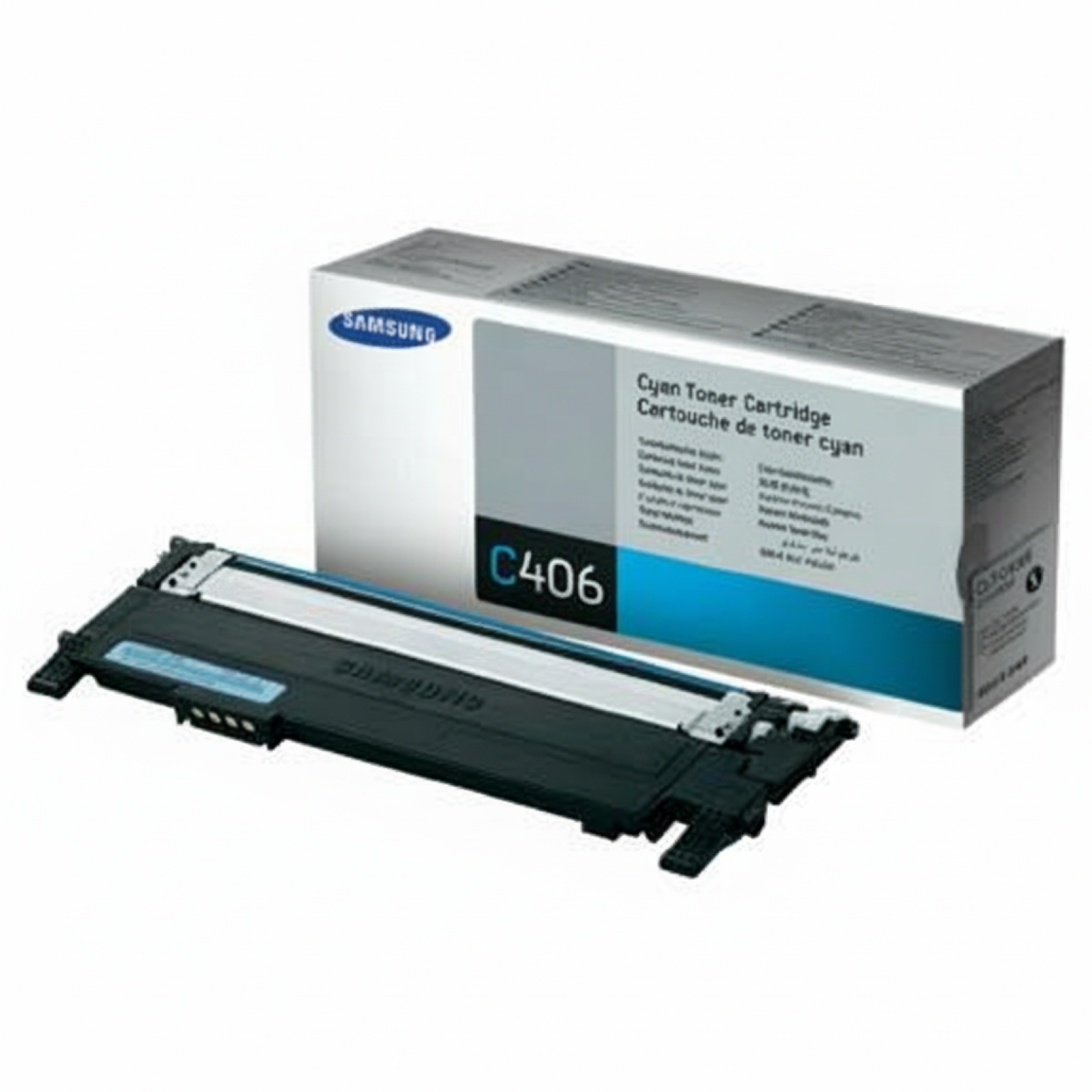 Toner Oryginalny Samsung CLT-C406S (ST984A) (Błękitny)