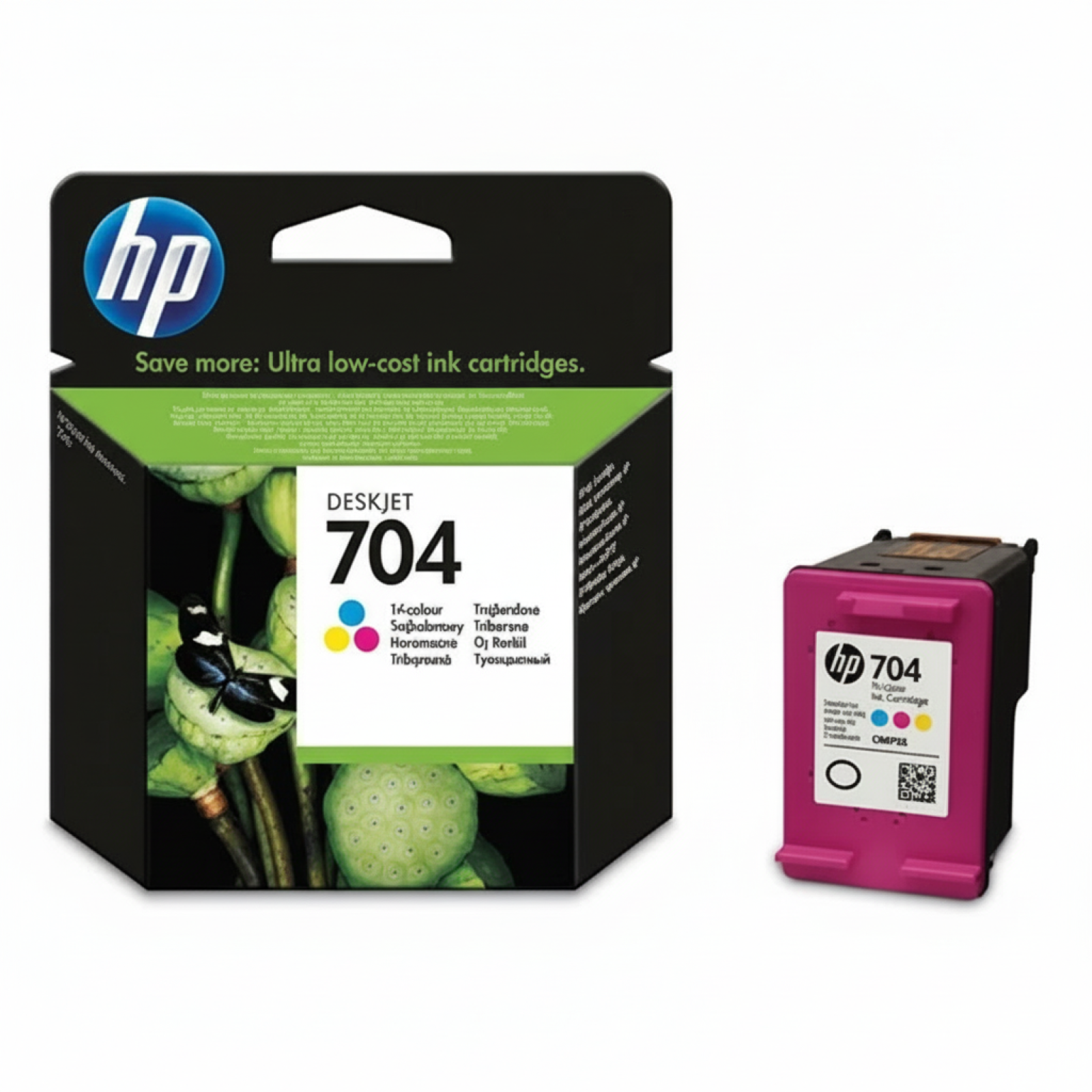 Tusz Oryginalny HP 704 (CN693AE) (Kolorowy)